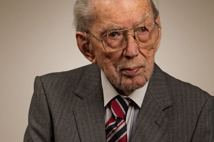 Blind veteran John portrait