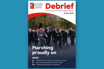 The cover of the winter 2022 issue of Debrief