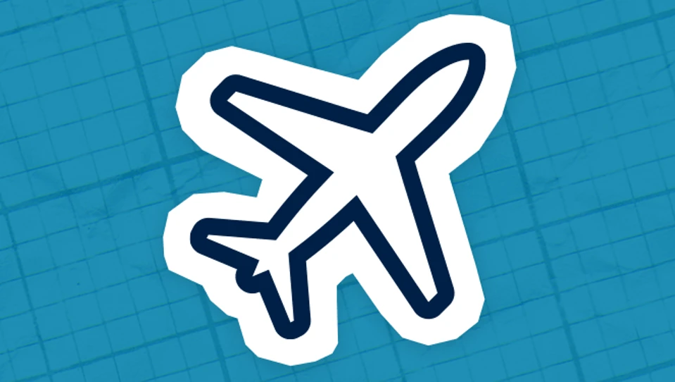 Icon of a plane