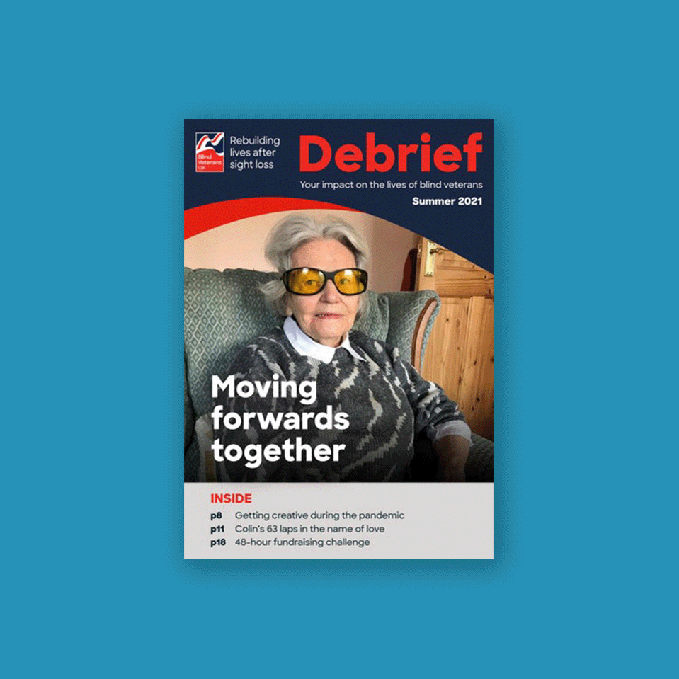 The cover of the summer 2021 issue of Debrief 