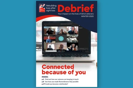 The cover of the winter 2020 issue of Debrief