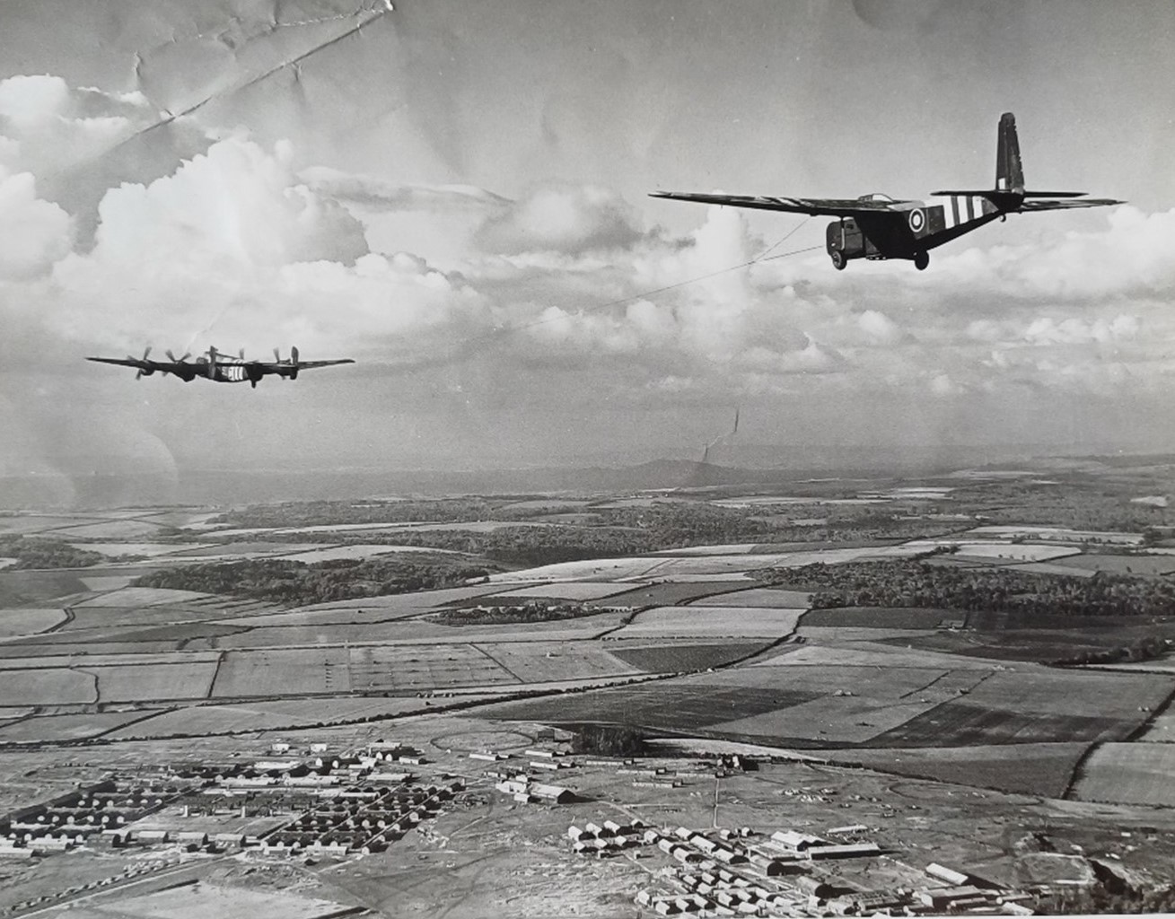 View From Syd's Plane - D-Day