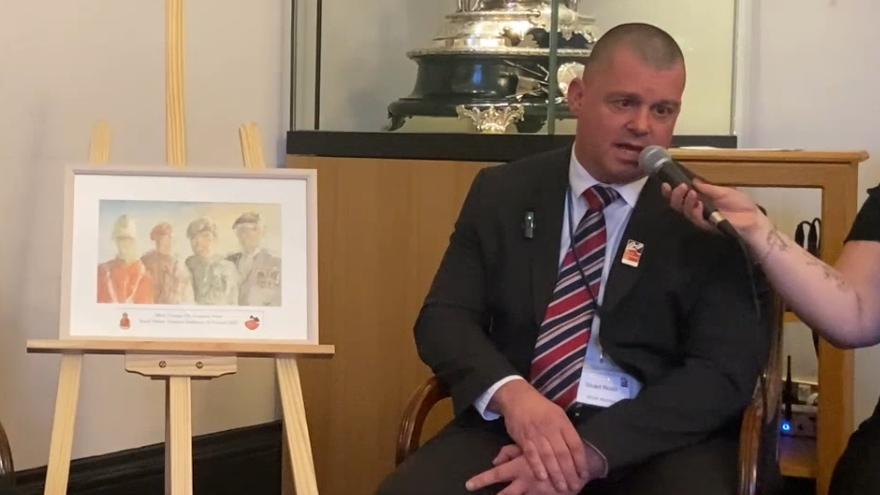 Press play: hear Stu speak about life after sight loss