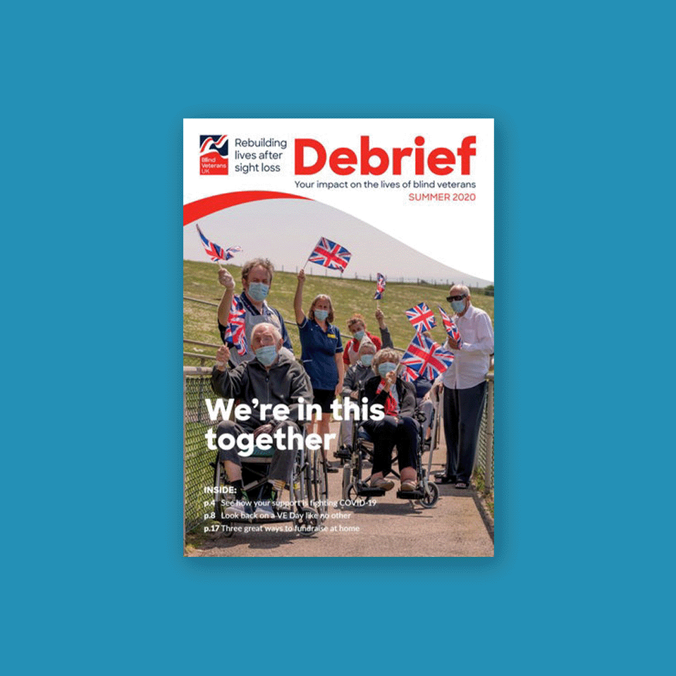 The cover of the summer 2020 issue of Debrief 