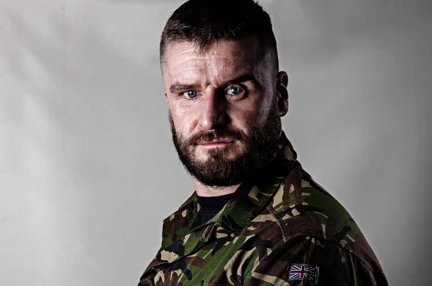 Rob wearing uniform