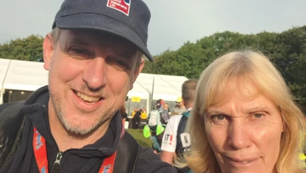 Phil takes a selfie of him and Jill