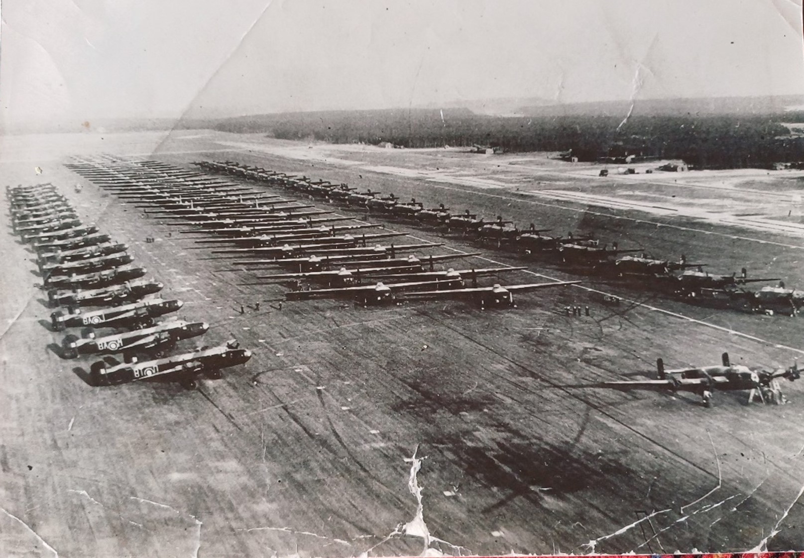 Syd's photo of the Gliders - D-Day