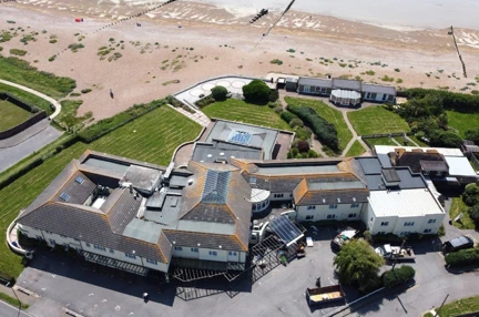 An aerial view of our new wellbeing centre in Rustington, Sussex