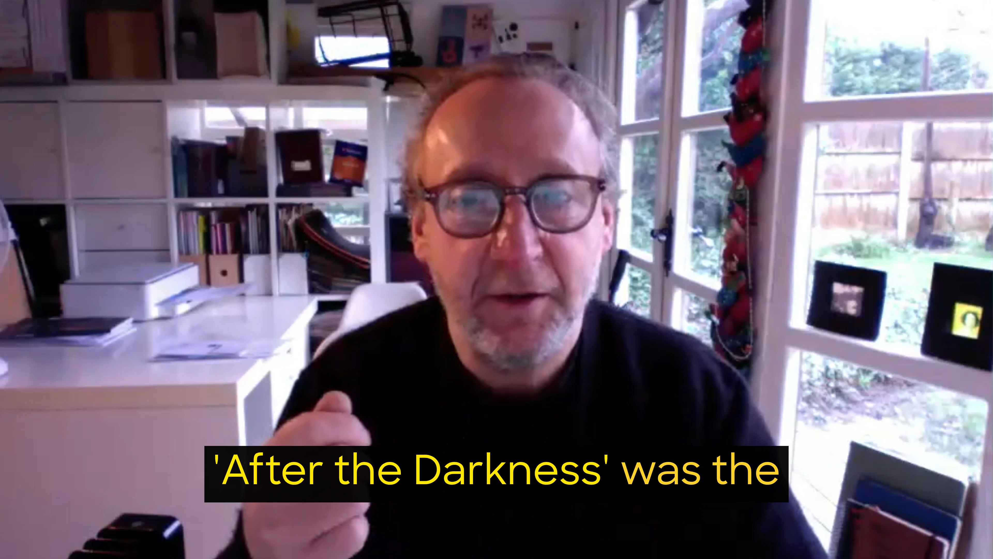 Photographer Richard Cannon talks to camera