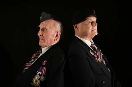Michael and Wayne back to back - Remembrance 2025