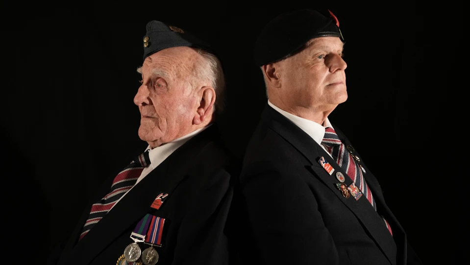 Michael and Wayne back to back - Remembrance 2025