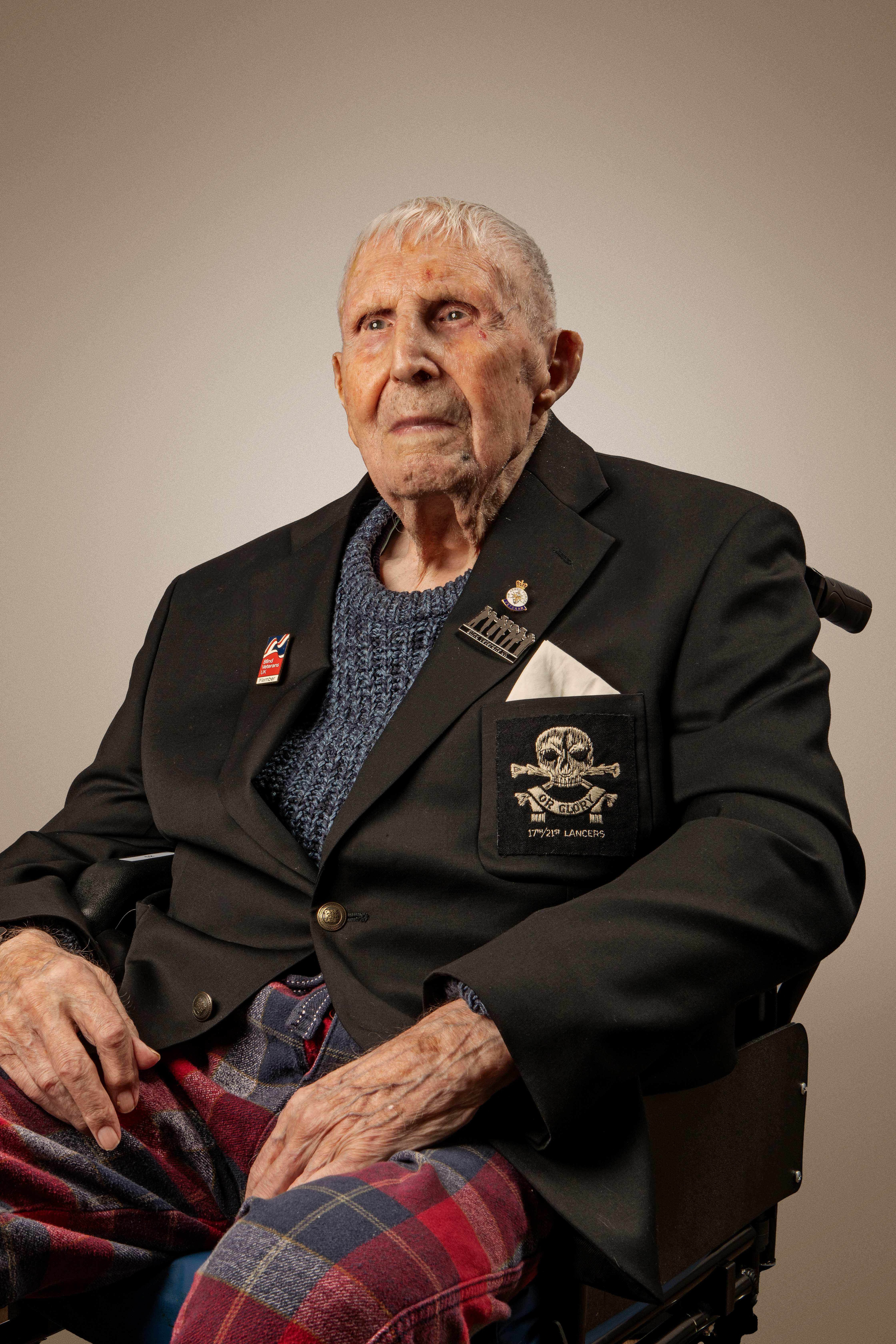 Blind D-Day veteran George