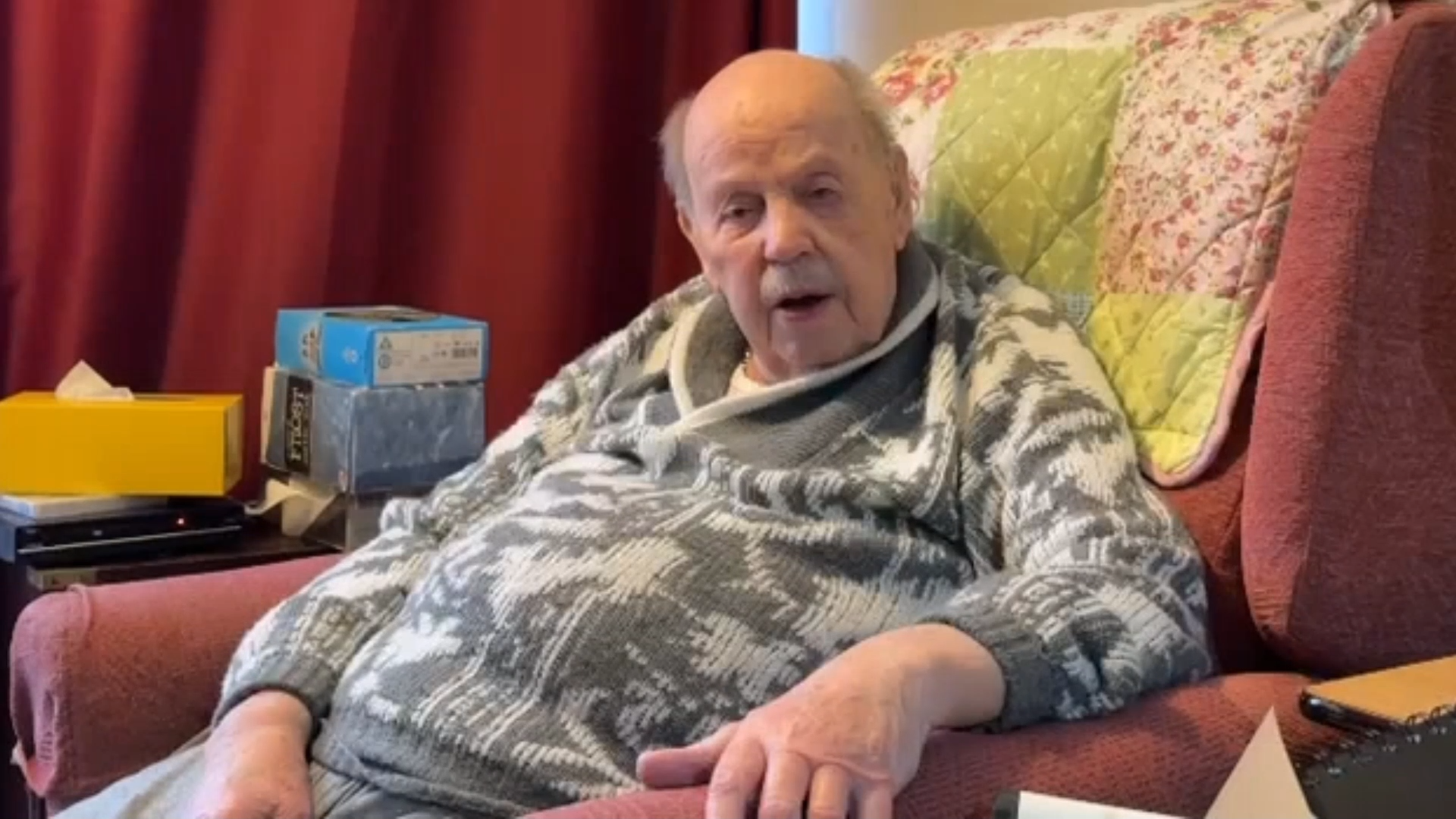 Click to hear Douglas talk