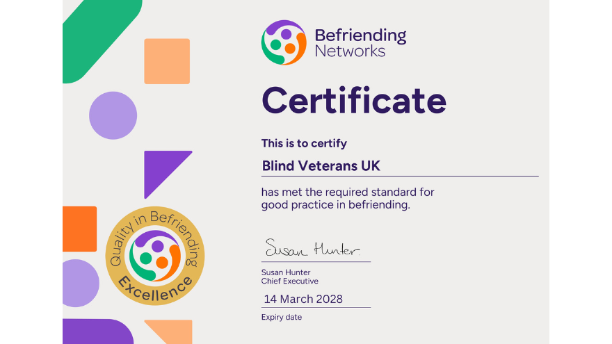 Our 2025 Certificate For Quality In Befriending Excellence
