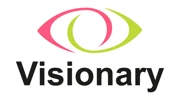 An image showing the logo of Visionary, a member organisation for sight loss charities, and a link to their website.